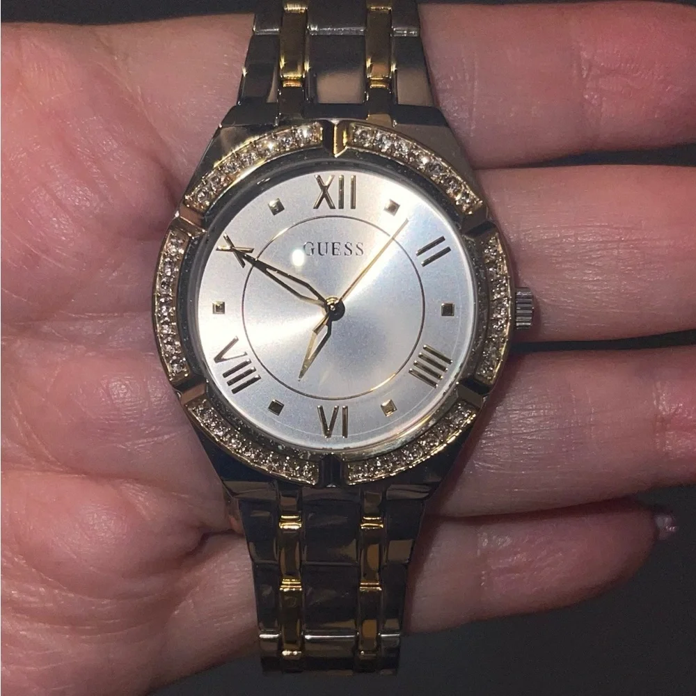GUESS Women's Two-Tone Stainless Steel Bracelet Watch 36mm